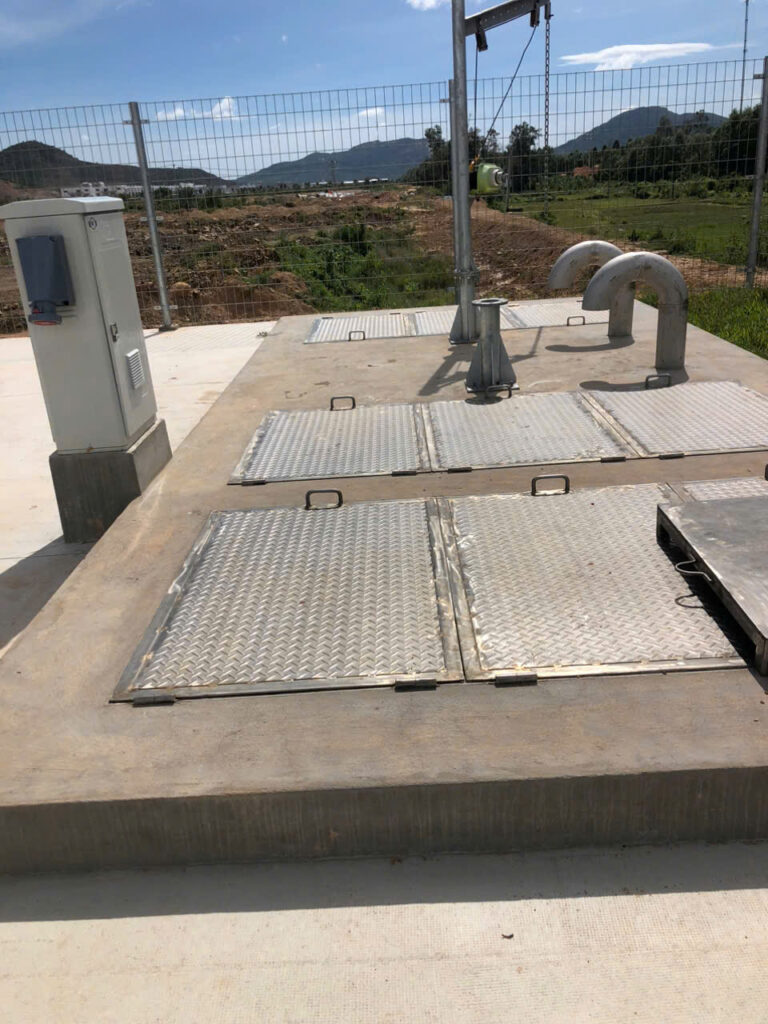 Trạm bơm nước thải số 1.1A và 2.1A (Khu dân cư Hiệp Vinh)